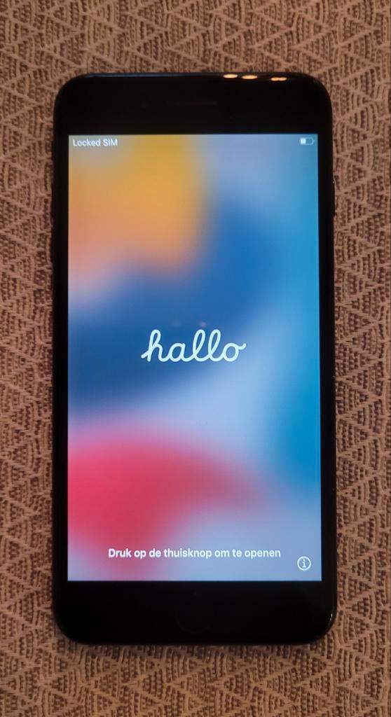 Nette iPhone 7 Plus Zwart, 128gb,  oplader + beschermhoesje, Computers en Software, Apple iPads, Zo goed als nieuw, 7 inch of minder