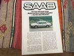 autofolder Saab 900 engels 1980, Verzenden, Overige merken