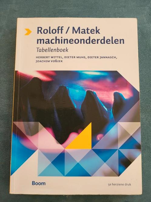 Roloff / Matek machineonderdelen - Tabellenboek - 5e druk, Boeken, Schoolboeken, Zo goed als nieuw, Nederlands, Overige niveaus