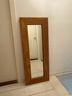 Mooie oude teakhouten spiegel, Huis en Inrichting, Woonaccessoires | Spiegels, Ophalen, Zo goed als nieuw, Rechthoekig, Minder dan 50 cm