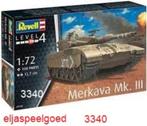Modelbouw Revell 1:72 Tank Merkava MKIII 3340 modeltank, Nieuw, Revell, Ophalen of Verzenden, 1:50 of kleiner