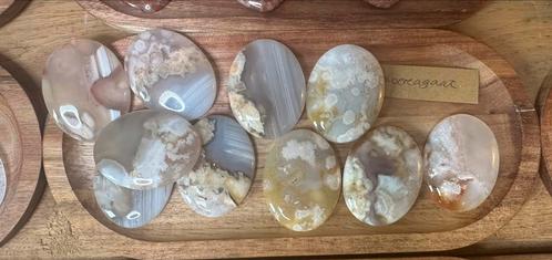 Bloemagaat | worry stones | práchtig & zelf uitkiezen, Verzamelen, Mineralen en Fossielen, Mineraal, Ophalen of Verzenden