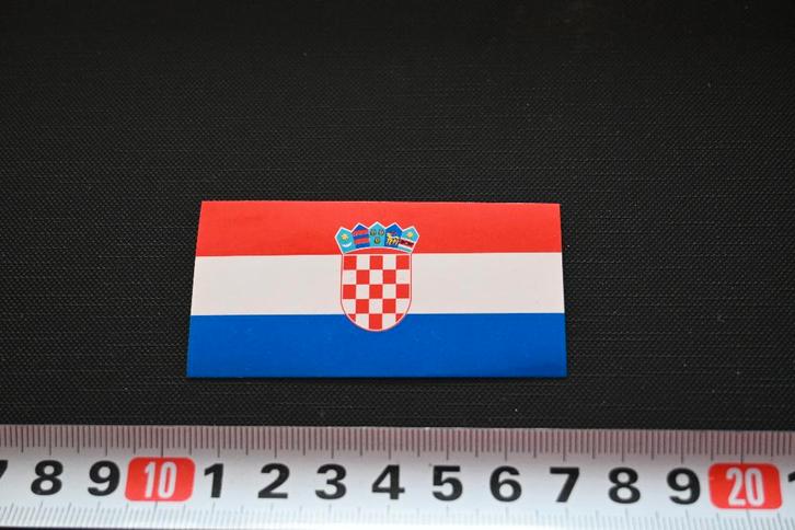 sticker vlag kroatië, Verzamelen, Stickers, Zo goed als nieuw, Ophalen