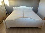 Tweepersoonsbed incl lattenbodem en matrassen, Ophalen, Gebruikt, Overige kleuren, Tweepersoons