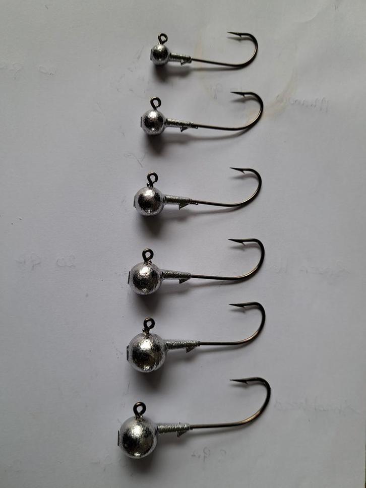 Roundhead jiggkoppen, Watersport en Boten, Hengelsport | Roofvissen, Nieuw, Ophalen of Verzenden