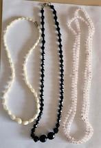 Rozenkwarts, parelmoer kettinkjes, Sieraden, Tassen en Uiterlijk, Antieke sieraden, Verzenden, Overige materialen, Ketting, Met edelsteen