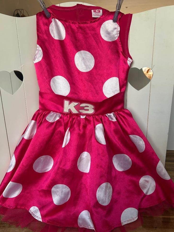 K3 Verkleedjurk Bengeltje 4-6 jaar maat 116, Kinderen en Baby's, Carnavalskleding en Verkleedspullen, Gebruikt, Meisje, 110 t/m 116