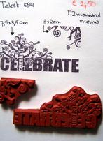 Tekst 584 EZ-mounted stempel, Hobby en Vrije tijd, Stempelen, Ophalen of Verzenden, Nieuw, EZ-mounted stempel