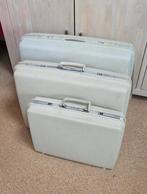 Set van 3 vintage Samsonite koffers – jaren 70/80, Ophalen, Gebruikt, Hard kunststof, 70 cm of meer