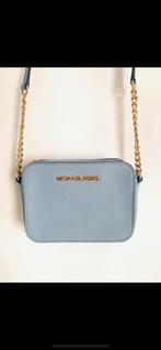 Michael Kors camera bag lichtblauw fappiano leer, Sieraden, Tassen en Uiterlijk, Tassen | Damestassen, Verzenden, Zo goed als nieuw