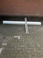 Elektrisch rolluik wit B=270cm H=165, Doe-het-zelf en Verbouw, Rolluiken, Ophalen, Gebruikt, Wit, Elektrische bediening