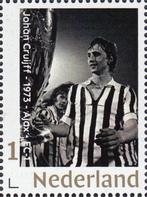 Nederland- Persoonlijke Goud- Johan Cruijff 1973 AJAX - EC-1, Postzegels en Munten, Postzegels | Nederland, Verzenden, Na 1940