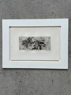 Jef Diederen, ets, 1959, Antiek en Kunst, Ophalen of Verzenden
