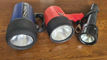 Duiklampen 3 stuks beschikbaar voor biedingen