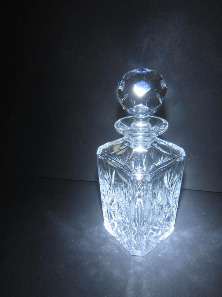 whiskey karaf kristallen crystal decanteer fles, Antiek en Kunst, Antiek | Glas en Kristal, Ophalen of Verzenden