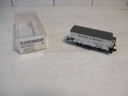 Fleischmann Gesl Goed wagon met Remmershuis no 83 5807 K, Hobby en Vrije tijd, Modeltreinen | H0, Zo goed als nieuw, Wagon, Gelijkstroom