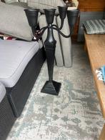Mooie grote kandelaar metaal 80 cm hg, Ophalen of Verzenden, Zo goed als nieuw, Kandelaar, Metaal