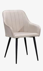 Modena Eetkamerstoelen Beige Fluweel Velvet Industrieel, Ophalen, Nieuw, Overige kleuren, Vijf, Zes of meer stoelen