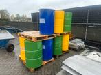 Te koop, 200 liter tonnen vuurton, Ophalen, Zo goed als nieuw