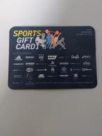 Nieuwe sport giftcard, Eén persoon, Cadeaubon, Overige typen