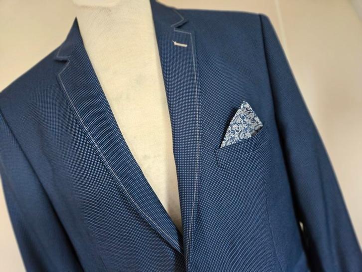Jackett & Sons Blauwe Blazer - Nieuw - Buik-Maat 28/56, Kleding | Heren, Kostuums en Colberts, Nieuw, Maat 56/58 (XL), Blauw, Verzenden