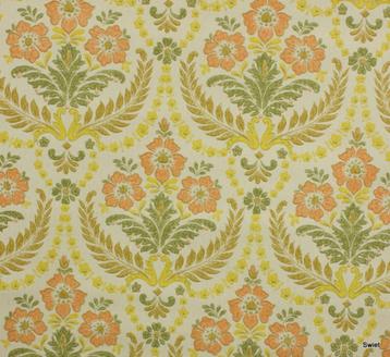 8859 Vintage retro oud barok bloemetjes behang behangpapier beschikbaar voor biedingen