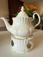 crèmekleurige theepot en warmhouder Royal Albert Affinity, Antiek en Kunst, Antiek | Servies los, Ophalen