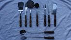 WMF Burgund cromargan-edelstaal bestek met houten heften, Ophalen of Verzenden