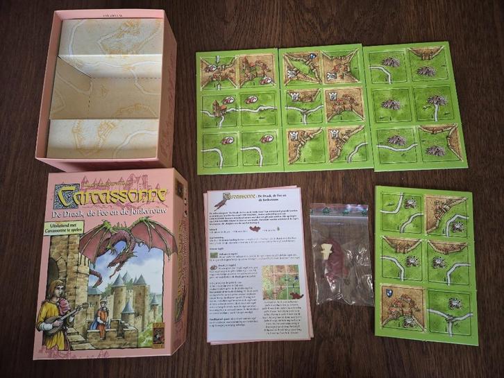 Te koop uitbreiding Carcassonne, Hobby en Vrije tijd, Gezelschapsspellen | Bordspellen, Nieuw, Een of twee spelers, Drie of vier spelers