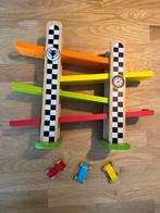 Houten racebaan met drie auto’s, Ophalen, Gebruikt, Handmatig, Overige merken