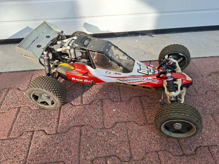 Hpi baja 5b 26cc, Hobby en Vrije tijd, Modelbouw | Radiografisch | Auto's, Gebruikt, Auto offroad, Benzine, Overige schalen, Ophalen