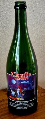 Lege fles Chouffe Bok 6666 bier collector's item uit 1997, Verzamelen, Biermerken, Ophalen of Verzenden, Zo goed als nieuw, Flesje(s)