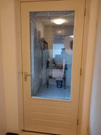 Buitendeur met HR++ glas - 213x92 cm, Doe-het-zelf en Verbouw, Ophalen, Gebruikt, 200 tot 215 cm, Glas