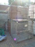 houtbakken gitterbox draadcontainer, Ophalen, Gebruikt