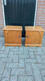 2 vintage nachtkastjes set 30 euro, Ophalen, Gebruikt, Hout