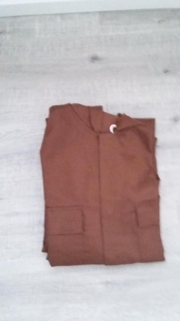 Overall met capuchon BRUIN 100% katoen MAAT 54, Kleding | Heren, Carnavalskleding en Feestkleding, Nieuw, Kleding, Overige maten
