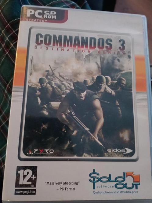 Commandos 3: Destination Berlin - PC Game, Spelcomputers en Games, Games | Pc, Zo goed als nieuw, Strategie en Constructie, 1 speler