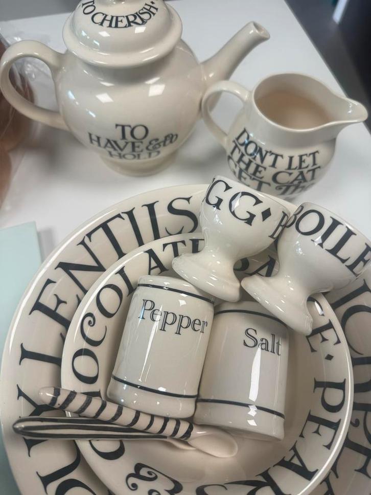 Emma Bridgewater Toast & Marmalade Servies, Huis en Inrichting, Keuken | Servies, Gebruikt, Compleet servies, Overige stijlen