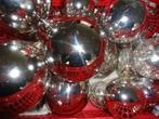 Zilveren Kerstballen * * Z.G.A.N. ****** Kerst versiering **, Diversen, Kerst, Ophalen, Zo goed als nieuw