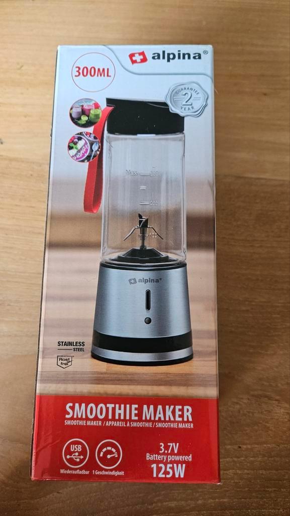 Alpina Smoothie Maker - Draagbare Blender, Witgoed en Apparatuur, Blenders, Nieuw, Blender to go, Ophalen of Verzenden