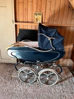 Gratis. Vintage kinderwagen 1960 retro model donkerblauw, Ophalen, Gebruikt, Overige merken