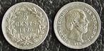5 cent 1876 Willem III Prachtig, Postzegels en Munten, Munten | Nederland, Verzenden, Koning Willem III, 5 cent, Zilver