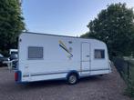Caravan Knaus 450 BLUE LINE *DIRECTBESCHIKBAAR*VAKANTIEKLAAR, Caravans en Kamperen, Caravans, Vast bed, Rondzit, Bedrijf, Knaus