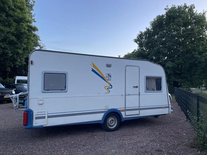 Caravan Knaus 450 BLUE LINE *DIRECTBESCHIKBAAR*VAKANTIEKLAAR, Caravans en Kamperen, Caravans, Bedrijf, tot en met 4, 1000 - 1250 kg