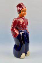 Volendammer - antieke jeneverfles met dop - gaaf -, Ophalen of Verzenden