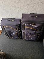 Twee canvas koffers - 60 & 70 liter, Sieraden, Tassen en Uiterlijk, Koffers, Ophalen, Gebruikt, 50 tot 60 cm, 35 tot 45 cm