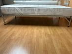 Bed met inklapbare poten incl matras, Ophalen, Gebruikt, 90 cm, Eenpersoons