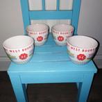 Douwe Egberts burendag mokken Oost West Buurt Best set van 4, Huis en Inrichting, Keuken | Servies, Ophalen, Glas of Glazen, Zo goed als nieuw