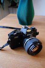 Nikon FE2 body zwart + Nikkor f1.2/50mm, Audio, Tv en Foto, Fotocamera's Analoog, Ophalen of Verzenden, Gebruikt, Spiegelreflex