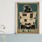 Star Wars canvas poster - use the force 30x40cm nieuw, Ophalen of Verzenden